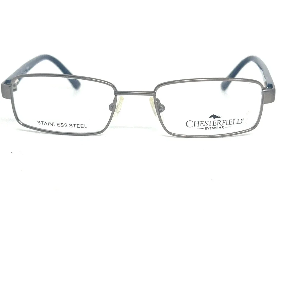 Chesterfield CH460 1J1 Gunmetal Rectangular Mens Eyeglasses Frames H1220‎